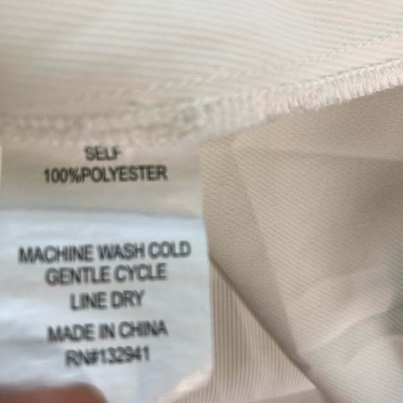 Amanda Uprichard White Darling Puff Sleeve Mini Dress Size XL - Picture 12 of 12